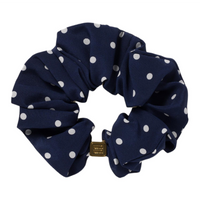 MIU MIU Fabric Hair Ties Unisex Blue/Ivory