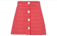 MIU MIU Casual Short Skirts Women's Red