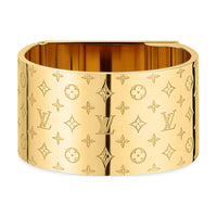 LOUIS VUITTON Brass Brooches Women's Gold