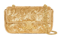 CELINE Triomphe Calfskin Shoulder Bag Handbag Shoulder Bag Women's Gold