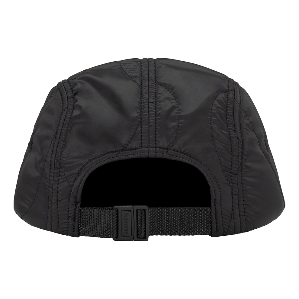 Supreme Quilted Liner Camp Cap 'Black White' SUP-FW22-1066