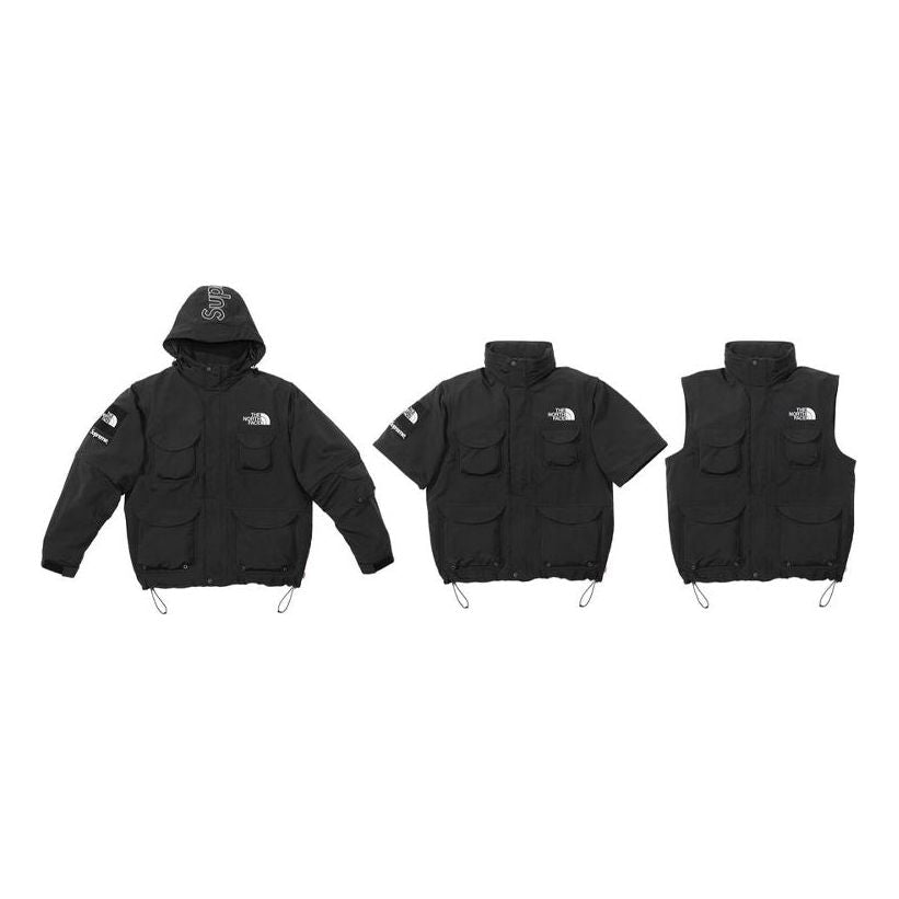 Supreme x The North Face Trekking Convertible Jacket 'Black White' SUP-SS22-879