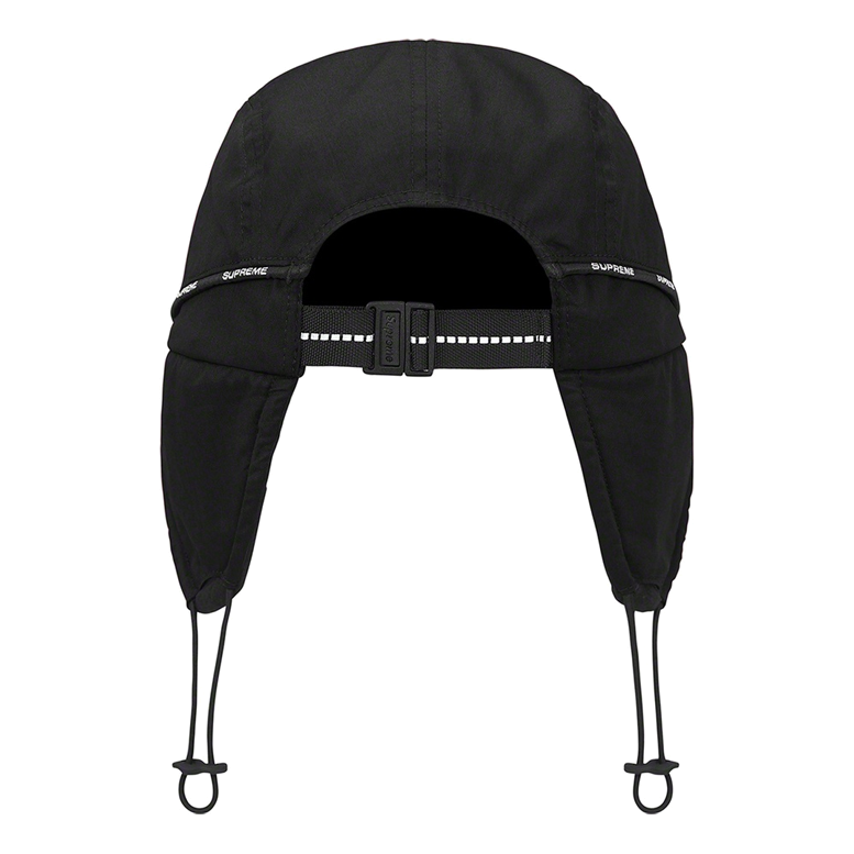 Supreme Packable Earflap Camp Cap 'Black White' SUP-FW22-1079