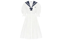 MIU MIU FW21 Short-Sleeved Dresses Women's White