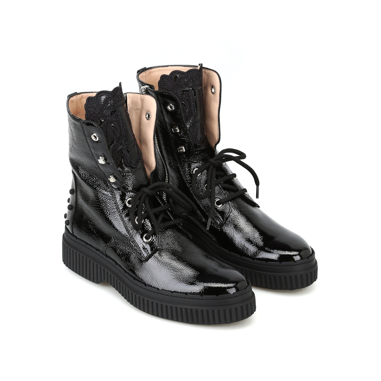 Tod's Studded Combat Boots