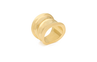 SAINT LAURENT Brass Rings Women's Gold