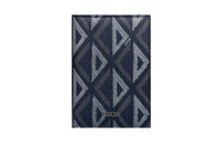 DIOR Canvas With Smooth Calfskin Card Holder Men's Marine Blue