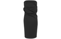 SAINT LAURENT Strapless Wool blend Minidress
