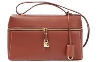 Loro Piana ExtraPocket Leather Crossbody Bag Shoulder Bag Medium Size Women's Brown