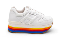 Hogan Rainbow Sole Sneakers