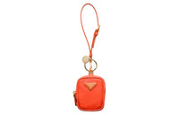 PRADA Re-Edition Fabric Clutch Mini Women's Orange