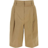 PRADA Pleated Bermuda Shorts