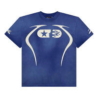 Hellstar Warm Up T-Shirt 'Blue' HS01TEE001-BLUE