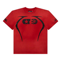 Hellstar Warm Up T-Shirt 'Red' HS01TEE003-RED