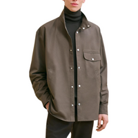 HERMES FW24 Jackets Coats Men's Basalt Color