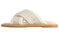 LOUIS VUITTON Bliss Slip-Resistant Slide Slippers Women's Beige