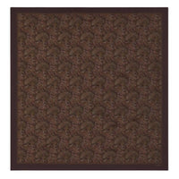 SAINT LAURENT Mulberry Silk Scarves Unisex Brown