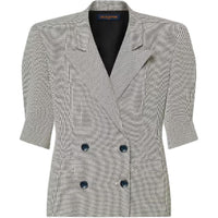 LOUIS VUITTON Zigzag Short-Sleeved Blazer