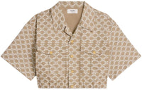 CELINE All-Over Printed Cropped Shirt