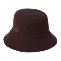 MIU MIU Gabardine Bucket Hats Unisex Radish Red