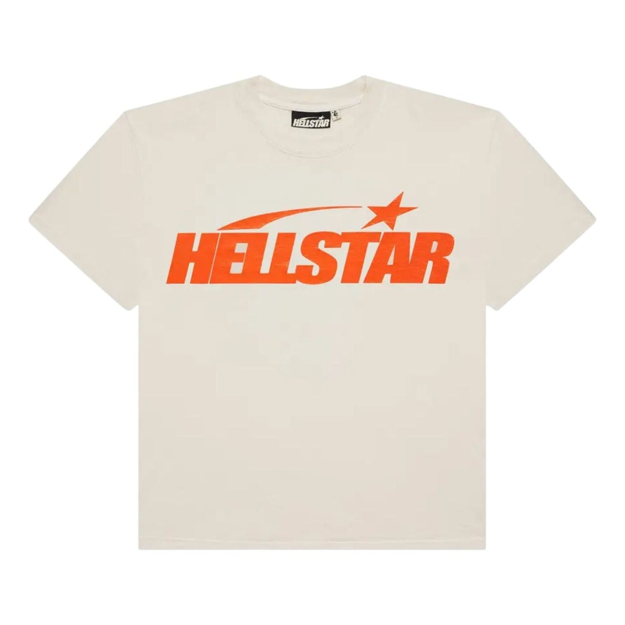Hellstar Classic T-Shirt Gel Print 'White Orange' HSCC01TEE001-GEL-WHOR