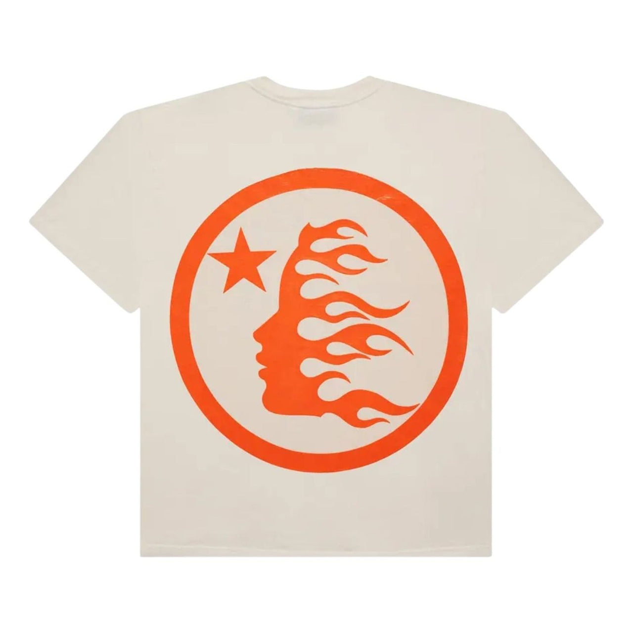 Hellstar Classic T-Shirt Gel Print 'White Orange' HSCC01TEE001-GEL-WHOR