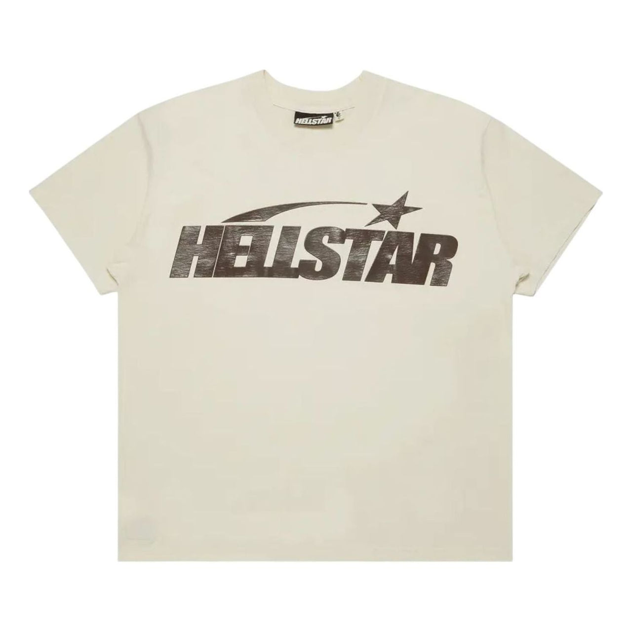 Hellstar Classic T-Shirt Regular Print 'White Brown' HSCC01TEE001-WHBR