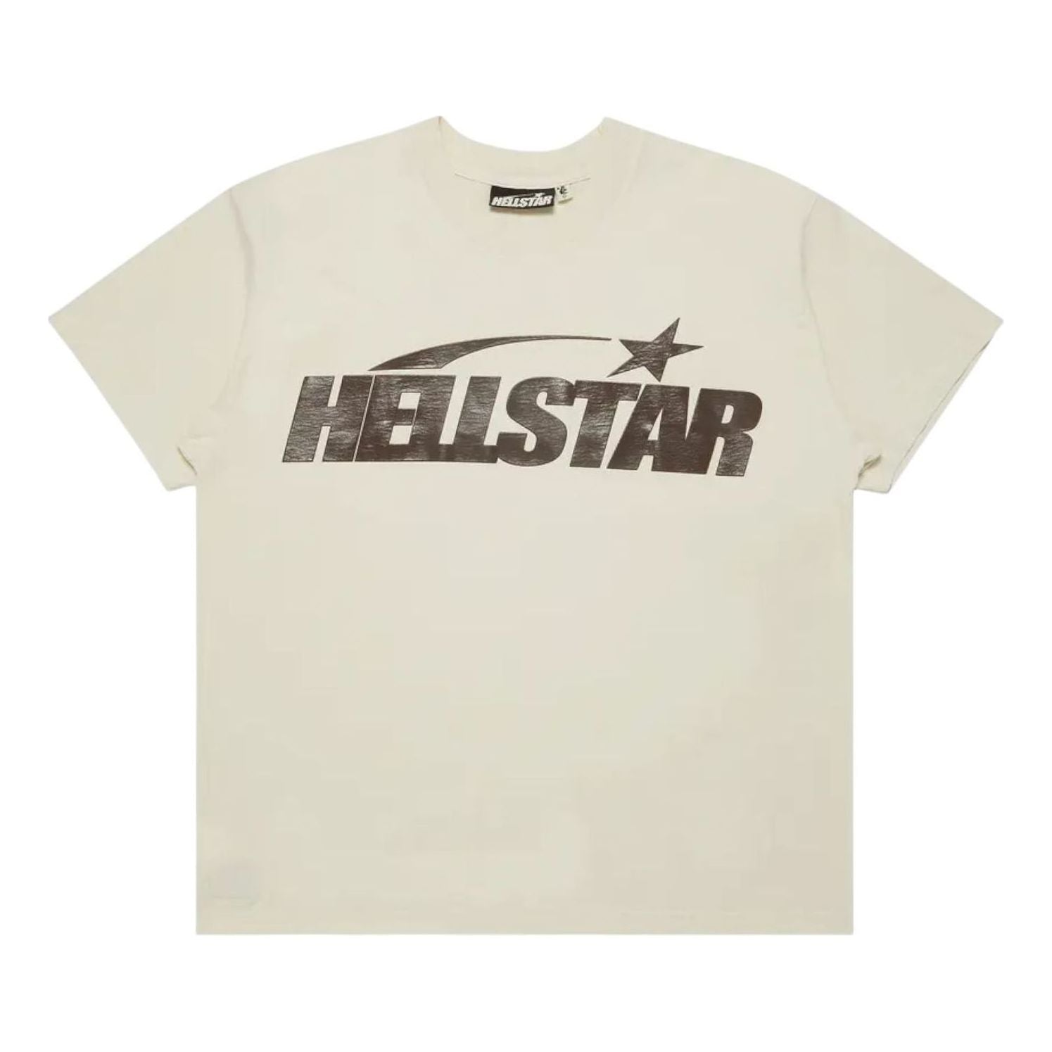 Hellstar Classic T-Shirt Regular Print 'White Brown' HSCC01TEE001-WHBR