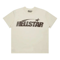 Hellstar Classic T-Shirt Regular Print 'White Brown' HSCC01TEE001-WHBR