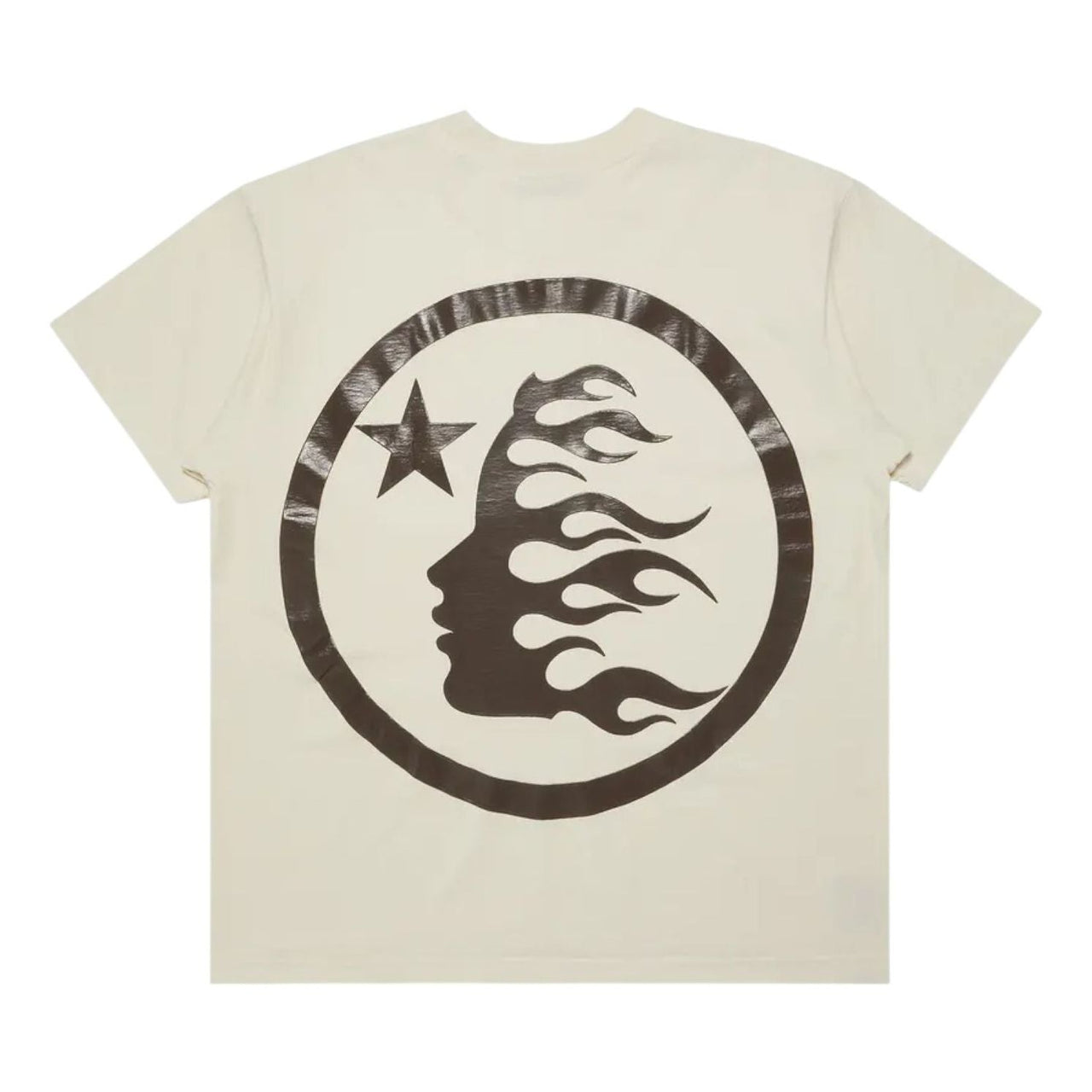 Hellstar Classic T-Shirt Regular Print 'White Brown' HSCC01TEE001-WHBR