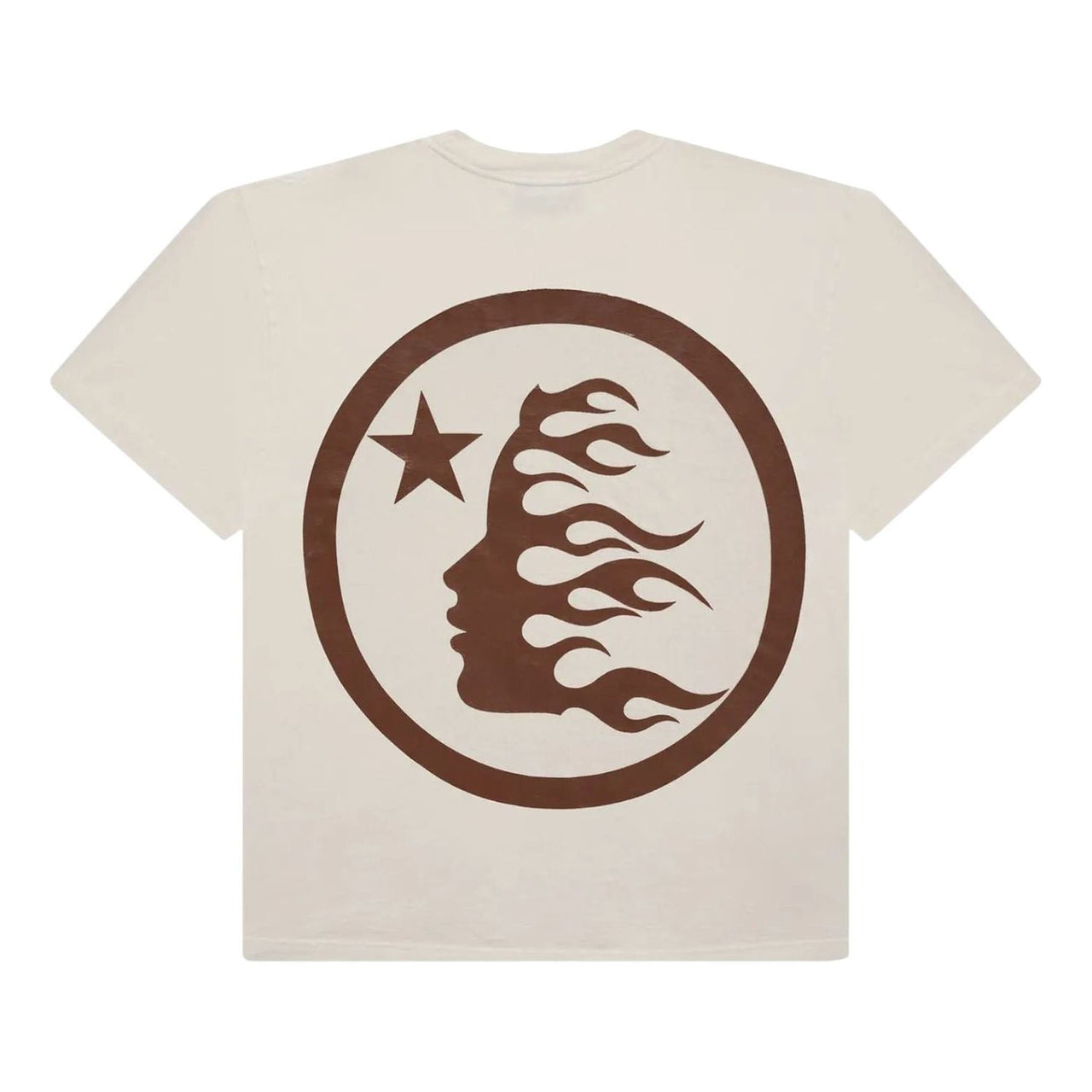 Hellstar Classic T-Shirt Gel Print 'White Brown' HSCC01TEE001-GEL-WHBR