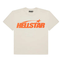 Hellstar Classic T-Shirt Regular Print 'White Orange' HSCC01TEE001-WHOR
