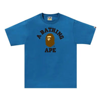 A Bathing Ape College T-Shirt 'Blue' 1K80-110-001-BLU