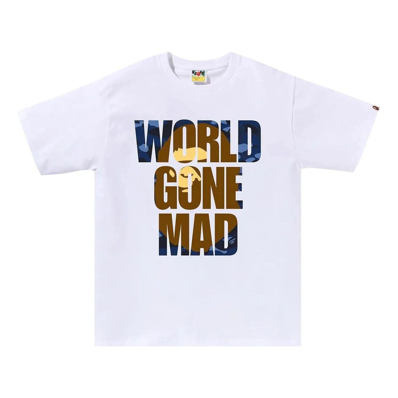 A Bathing Ape Color Camo WGM Ape Head Overlap T-Shirt 'White' 1K80-110-024-WHITE