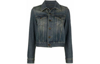 SAINT LAURENT Faded Denim Jacket