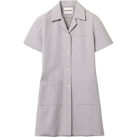 MIU MIU FW24 Short-Sleeved Dresses Women's Granite Gray