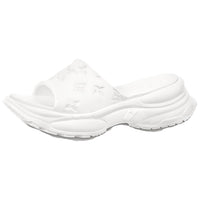 LOUIS VUITTON Pool 55 Slide Slippers Women's White