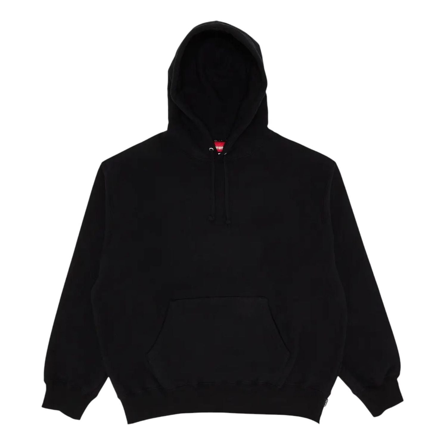 Supreme Satin Appliqué Hooded Sweatshirt FW24 'Black' FW24SW37-BLACK