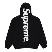 Supreme Satin Appliqué Hooded Sweatshirt FW24 'Black' FW24SW37-BLACK