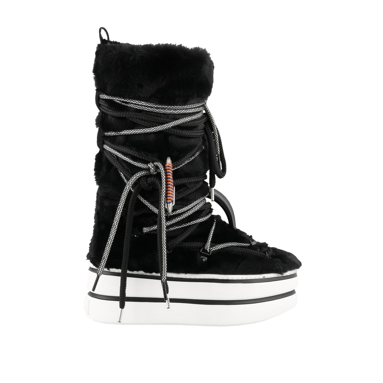 Hogan Faux Fur Snow Boots