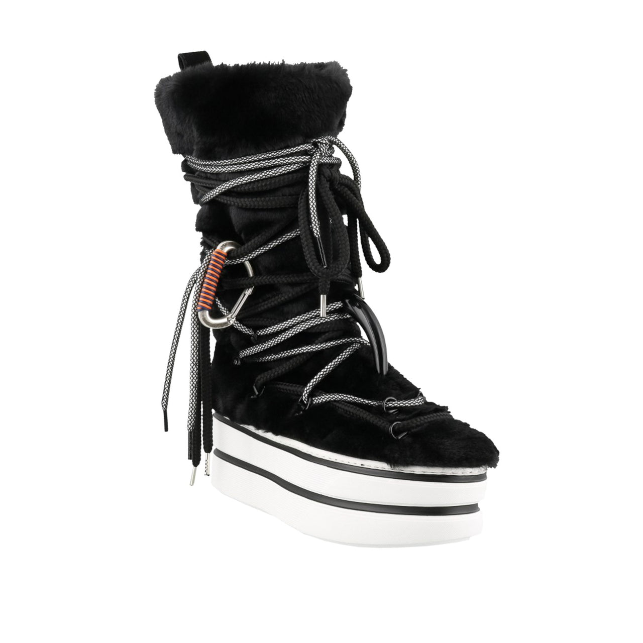 Hogan Faux Fur Snow Boots