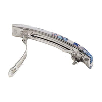 HERMES Silk Hair Clips Women's Blue