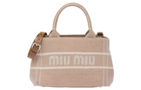 MIU MIU Denim Shoulder Bag Crossbody Bag Handbag Mini Women's