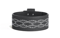 HERMES Leather Blend Bangles Women's Black