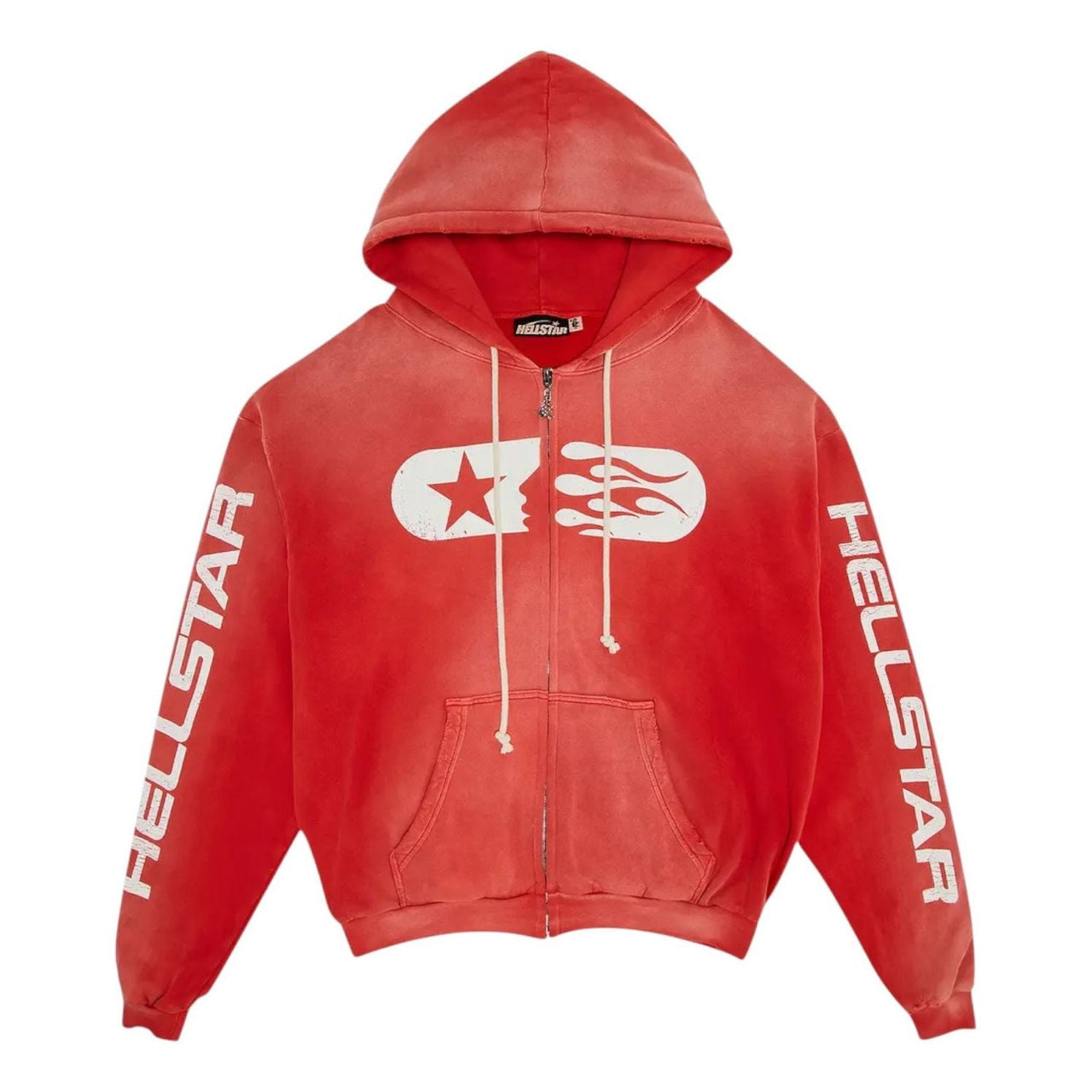 Hellstar Studios Zip Hoodie 'Red' HS02ZIP001-RED