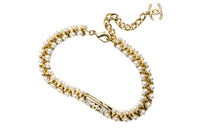 CHANEL Necklaces Women's Gold