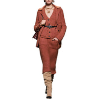 CHANEL FW24 Jackets Coats Women's Orange