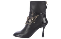 CHANEL Ankle Boots 8cm Women's Black