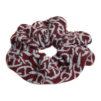 HERMES Cashmere Hair Tie Unisex Bordeaux Red