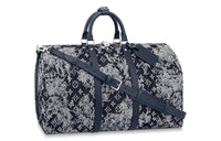 LOUIS VUITTON Monogram Tapestry Keepall Bandouliere 50